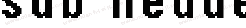 sub header字体转换